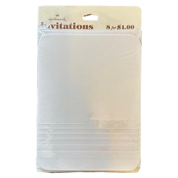 Vintage You're Invited Hallmark Party Invitations - Picture 9 of 9